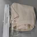 NICETOWN Natural Linen No Drill Roman Shades for Windows, French Front Door Curtain Solid Cordless Blinds for Farmhouse Door Window Covering with Light Filtering, W26 x L69, 1Pc