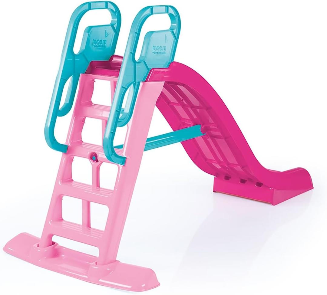Big Splash Slide: Unicorn Pink & Blue - Waterslide Hose Attachment, Indoor/Outdoor, Plastic Playground Equipment, 74.4 x 33.5 x 44.9, Kids 3+