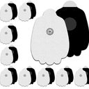 TENS Unit Electrode Pads NURSAL 20 Pack 3.5mm Snap EMS Replacement Pads for Electrotherapy Reuse More Than 30 Times, Compatible with MEDVICE,Belifu TENS Machine