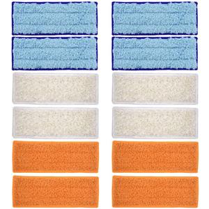 Neutop Mop Pads Compatible with iRobot Braava Jet 200 Series 240 241 244 245 250 Robot Mops, Washable and Reusable, 4 Wet 4 Dry 4 Damp.