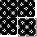 Elffloor Peel and Stick Floor Tile: 10 PCS Black Waterproof Vinyl Flooring, 11.8 in11.8 in Self-Adhesive Floor Tiles Stickers for Bathroom, Kitchen, Classroom, Bedroom