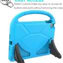 SUPLIK Kids Case for iPad 5th/6th Generation (9.7-inch, 2017/2018), iPad Air 2 Case with Screen Protector, iPad Pro 9.7 Durable Shockproof Protective Cover with Handle Stand for Kids, Blue