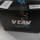 VCAN VX Lightweight Full Face Motorcycle Street Bike Helmet with Extra Tinted Visor, Coolmax Technology & OTG Ready, DOT Approved, Black Large