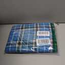 Kuoser Waterproof Dog Coat, Reversible Dog Jacket for Large Dogs, Adjustable Durable Doggie Winter Coat for Groowing Puppies Warm Puppy Cold Weather Apparel, Blue L (Large (Pack of 1))