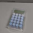 Mr. Pen- Mechanical Switch Calculator, 10 Digits, Blue Calculator, Transparent Body, Large LCD Display, Big Buttons