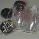 Blender Replacement Parts for Ninja, 24oz Ninja Blender Cups with To-Go Lids, 7 Fins Extractor Blade, Compatible with Nutri Ninja Auto iQ Blenders BL2012 BN801 BL480-30 BL640-30 BL642-30 NN100-30