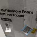 Linenspa Memory Foam Mattress Topper, Queen Size - 2 Inch Gel Infused Memory Foam - Plush Feel - Cooling and Pressure Relieving - CertiPUR Certified