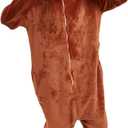 Elephant Adult Onesie Animal Walrus Women Costume for One piece Pajamas Unisex Cosplay Plush Soft Halloween Sleepwear (M)