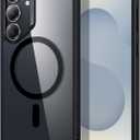 ESR for Samsung Galaxy S25 Plus Phone Case, Compatible with MagSafe, Magnetic Case for S25+ Plus, Military-Grade Protection, Yellowing Resistant, Classic Series, Clear Black