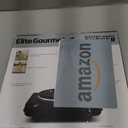 Elite Gourmet Countertop Electric Burner, 1000W Cast Iron Hot Plate, 7 Heat Settings, Portable Cooktop for RV, Dorm, Office & Small Kitchens, Road-Ready & Compact (Single)