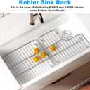 K-6639-ST Bottom Basin Racks For Kohler K-6488 and K-6489 Bottom Basin Racks Right & Left Replacement kohler sink accessories(Stainless Steel)