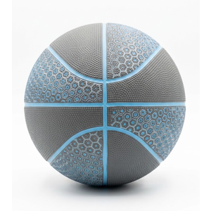 Basketball - Durable Rubber Cover with Deep Channels for Better Control, Anti-Burst Butyl Bladder, Size 5
