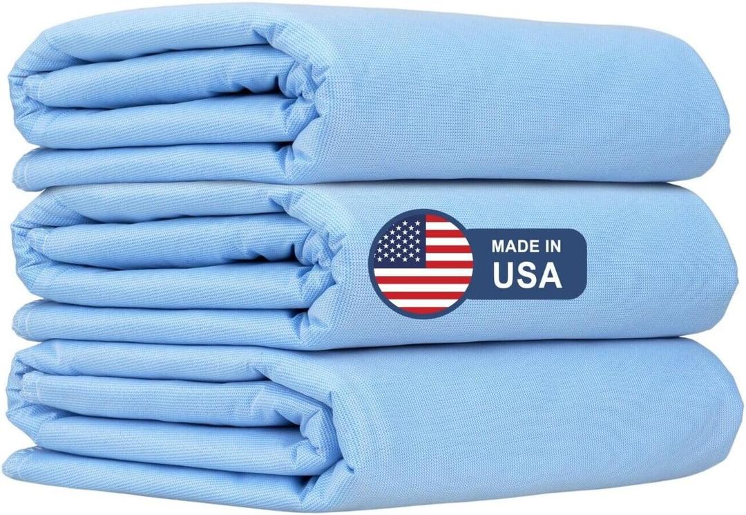 XL Washable Reusable Underpads 36"x54" Waterproof Absorbent Incontinence Bed Pad [3 Pack] Large Underpad with Heavy 4-Layer Protection for Beds Sofa and Mattress - Pads for Adults Seniors Kids & Pets ((Pack of 3 - 36x54))
