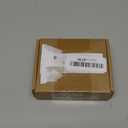 Small Caster Wheels 1 Inch, Low Profile 360 Degree Swivel Casters Set of 4, Little Rubber Base Rolling Plate Caster Wheels for Small Furniture(2 with Brakes & 2 Without),No Noise