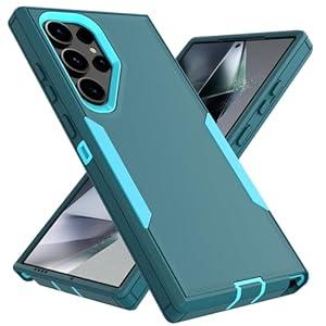 for Samsung Galaxy S24 Ultra Case, Heavy Duty Shockproof Protective Phone Case with Dual Layer Protection 