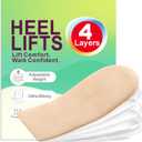 Heel Lifts for Women Shoe Lifts for Women Heel Pads and Heel Inserts for Heel Pain Relief Adjustable Heel Lift Pack of 24 Layers: S - Women's 4.5-9.5Men's 6-8.5