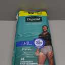 Depend Fresh Protection Adult Diapers, Incontinence Underwear for Men, Disposable, Maximum, Large, Grey, 28 Count