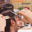 High-end Professional Hair Thinning Scissors Hair Cutting Teeth Shears Barber Hairdressing Texturizing Scissor Extremely Very Sharp 5.5 Inch Stainless Steel Alloy For Men,Women,Salon & Home