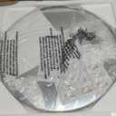 ANDY STAR Round Bathroom Mirror, 24 Polished Chrome Round Bathroom Mirrors in Stainless Steel Metal Frame 1" Deep Set Design 7