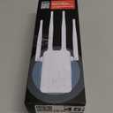 WiFi Extender Internet Booster, 10000 Sq.ft Long Range Repeater Wireless Routers Amplifier, Mesh WiFi 80% Faster, 1 Tap Setup, Broader Than Ever, Support More Network Devices at Home