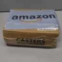 2 Inch Caster Wheels Set of 4, Heavy Duty Casters Load 2200lbs, Low Gravity Centere Industrial Swivel Casters, Plat Caster for Furniture and Workbench