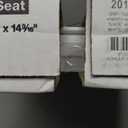 KOHLER 20110-0 Brevia, Slow Close Toilet Seat, Elongated Toilet Seat, Grip-Tight Bumpers Quick-Attach Hardware, White