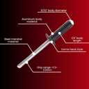 Suburban 1000pcs Pack 5/32" x 1 5/8" Blind Rivets, Stainless Steel 1.8 Grams Weight