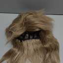 Swiking Mens Mullet Wig Light Brown Retro 70s 80s Disco Rocker Curly Punk Fancy Party Halloween Cosplay Costume Wigs (Light Brown)