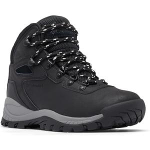 Columbia Women's Newton Ridge Plus Hiking Boot (6, Black/Chalk)