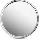 New Star Foodservice Restaurant-Grade Aluminum Pizza Pan/Tray, Wide Rim, 18 Inch, Pack of 6