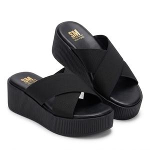 SM New York, Flip flop, Size:10, Black