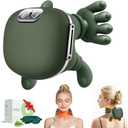 Cordless Neck Massager with Heat,Bionic Heated Massager,Portable Shiatsu Neck and Back Massager with Fingers,4D Kneading & Deep Tissue Massage for Neck and Shoulder,Design for Pain Relief and Muscle