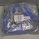 Doglay 2 in 1 Dog Coat with Harness Built-in, Waterproof Dog Winter Jacket with Pocket & Poop Bags, Reflective Adjustable Pet Winter Coat for Small, Medium, Large Dogs - Blue, L