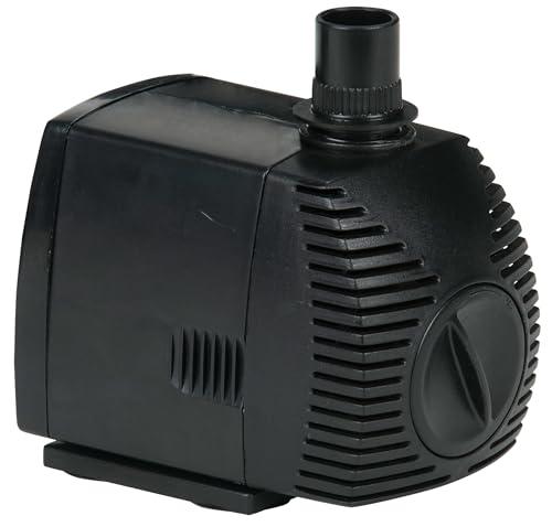 Little Giant PES-380-PW 115-Volt, 380 GPH Magnetic Drive Pump for Fountains and Small Ponds with 15-Ft. Cord, Black, 566718