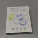 Momcozy Baby Teether Toys, Water Fillable Silicone Cold Teether, Baby Teething Toys Chill Teether, Baby Toys for Teething Relief 0-12 Months, Blue and Yellow 2 Pcs