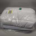 Bedsure All Season Down Alternative Comforter Duvet Insert, Machine Washable Quilted Reversible Duvet Insert with Corner Tabs, White, Standard Size, 102x90 inch