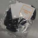 eXtremeRate PlayVital Anti-Skid Sweat-Absorbent Controller Grip for Xbox Core Wireless Controller, Professional Textured Soft Rubber Pads Handle Grips for Xbox Series X/S Controller - Black