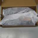 Coutgo Women's Ballet Flats Comfortable Closed Round Toe Criss Cross Ankle Strap Dress Dance Flat Shoes Size 6