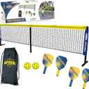 Ultimate Youth Pickleball Set with Net, Paddles, and Balls - Start Playing Pickleball Today with This Complete Junior Kit for Boys and Girls Ages 5 to 12