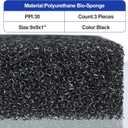Tondiamo 3 Pieces Aquarium Sponge Filter Pad Media Cut to Fit Foam for Fish Tank Filters Replacement Fish Tank Cleaner Open Cell Foam Sponges for Dishes
