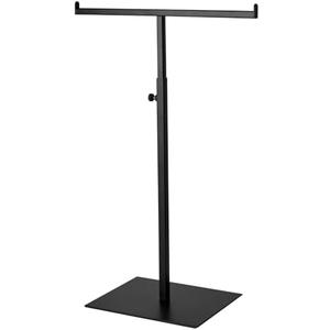 CHANJEYION Purse Display Stand Jewelry Tower Stainless Steel Handbag Stand Jewelry Stands Tabletop for Necklaces Organizer Stand Adjustable Height Home Store Boutique, Black