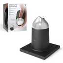 Sharper Image Wireless Hair Vacuum, Powerful Suction for Grooming Clean-Up, One-Touch Operation, Easy-Clean Nozzle, Charging Base, Ergonomic Comfort Grip with Soft-Touch Finish, Rechargeable Battery