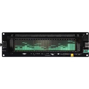 Audio Spectrum AnalyzerAK2515 VFD Sound Level MeterClock Music Visualizer with Accurate Music Spectrum Analyzer And Clock Display