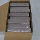 Inbagi 8 Pcs Small Velvet Jewelry StorageTray Stackable Drawers Organizer 8.3 x 4.7 x 1 Inches (Gray)