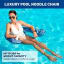 Aqua Inflatable Pool Noodles Pool Noodle Chairs Mutiple Colors/Styles for Adults and Kids Floating