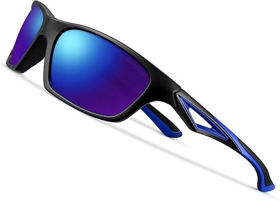 DEAFRAIN Kids Polarized Sunglasses TPEE Unbreakable Flexible Sport Glasses UV Protection for Boys Girls Age 3-7 