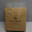 Cozy Bliss Faux Fur Throw Blanket for Couch, Cozy Soft Plush Thick Winter Blanket for Sofa Bedroom Living Room, 50 * 60 Inches Beige