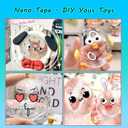 Nano Tape Bubble Kit, Nano Double Sided Adhesive Tape Bubbles, 4Pcs Nano Tape Toys Kit for Boys and Girls Party Favors and Kids Craft for Kids Ages 6-12
