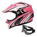 DOT Youth Motocross Offroad Street Dirt Bike Helmets for Kids 8-14,BMX MX ATV Helmet with Goggles DOT Approved