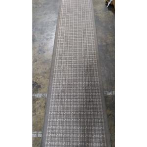 120"x 28" HallWay Rug Dark Grey And Grey